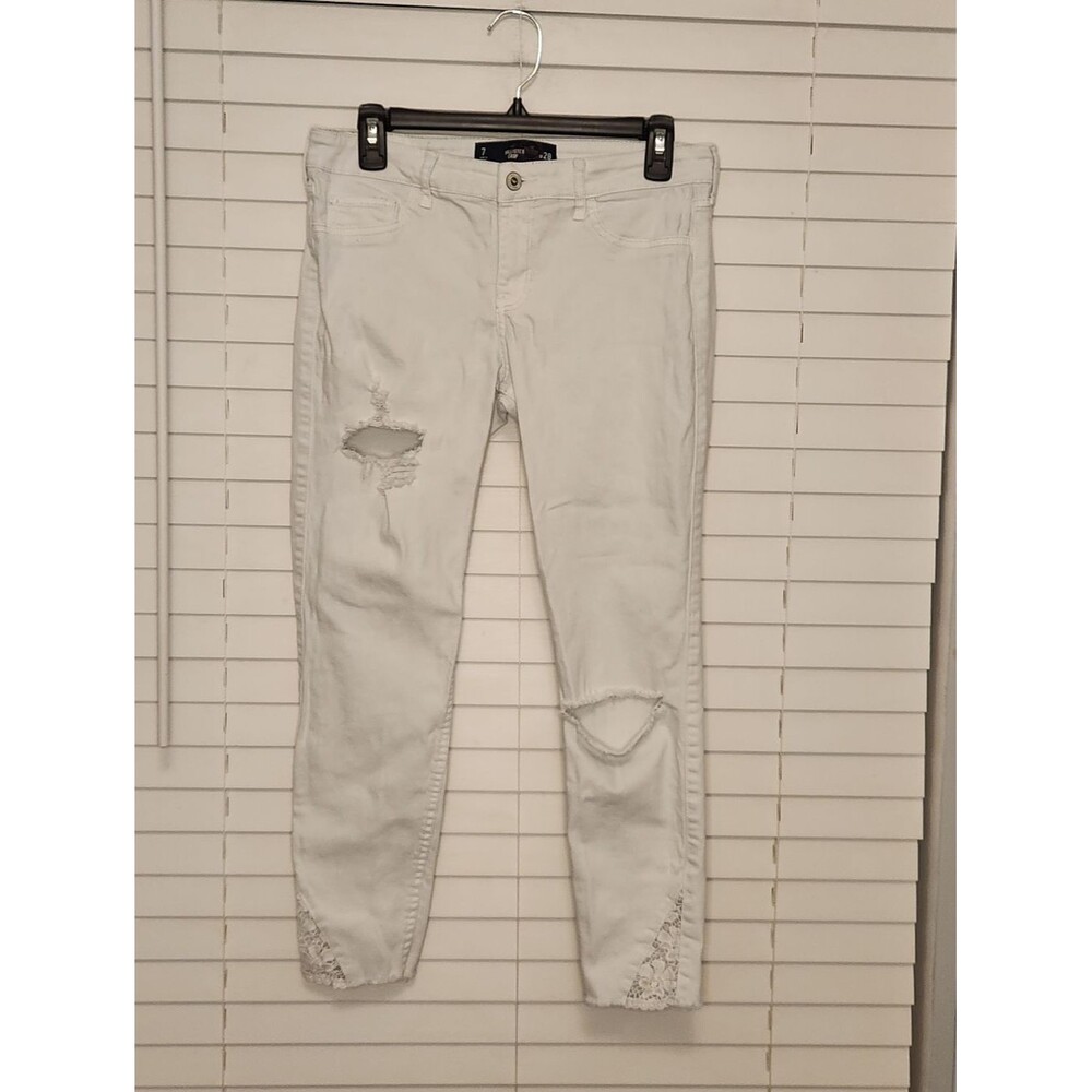 Hollister Crop Distressed Women's Skinny Jeans Size 7